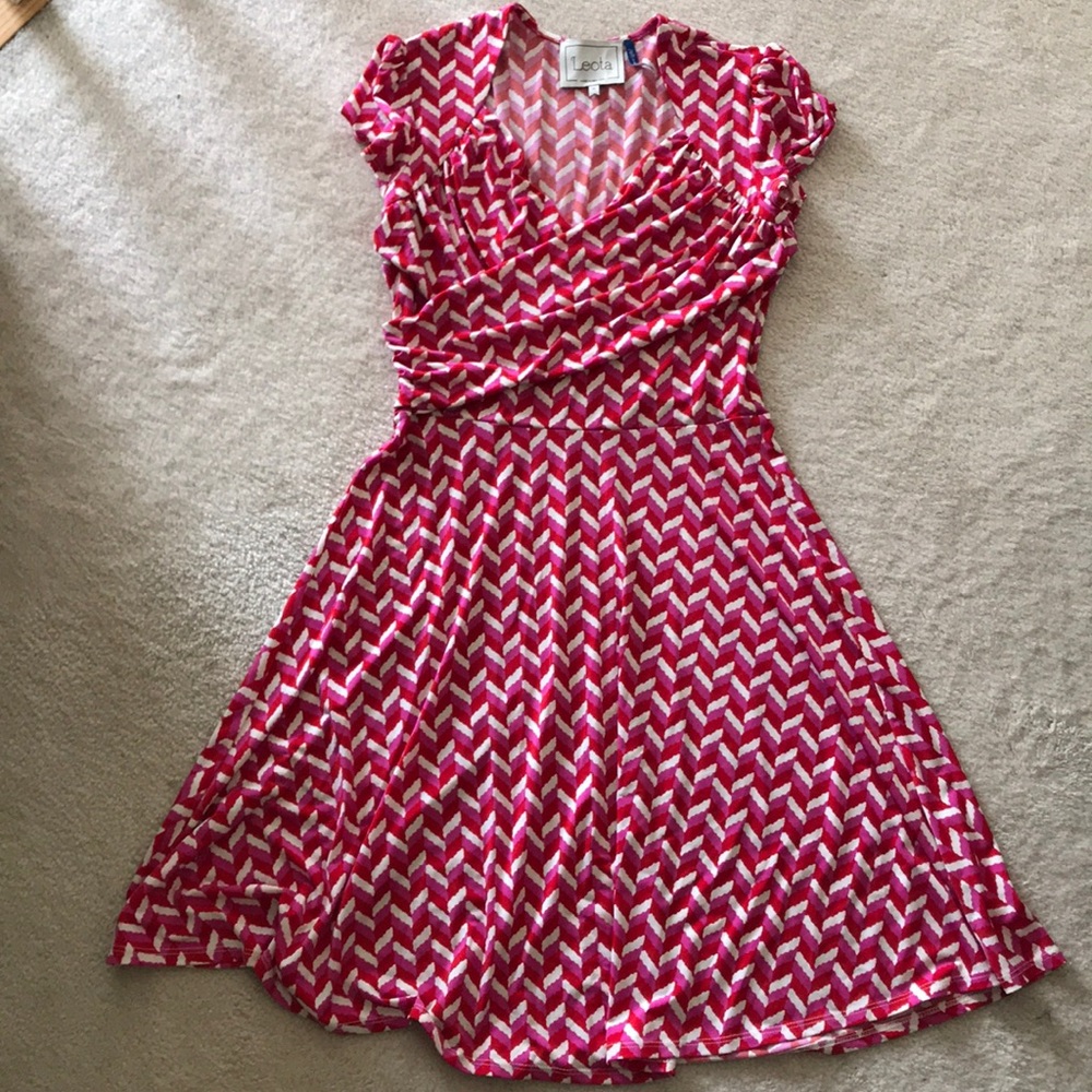 Leota jersey knit dress